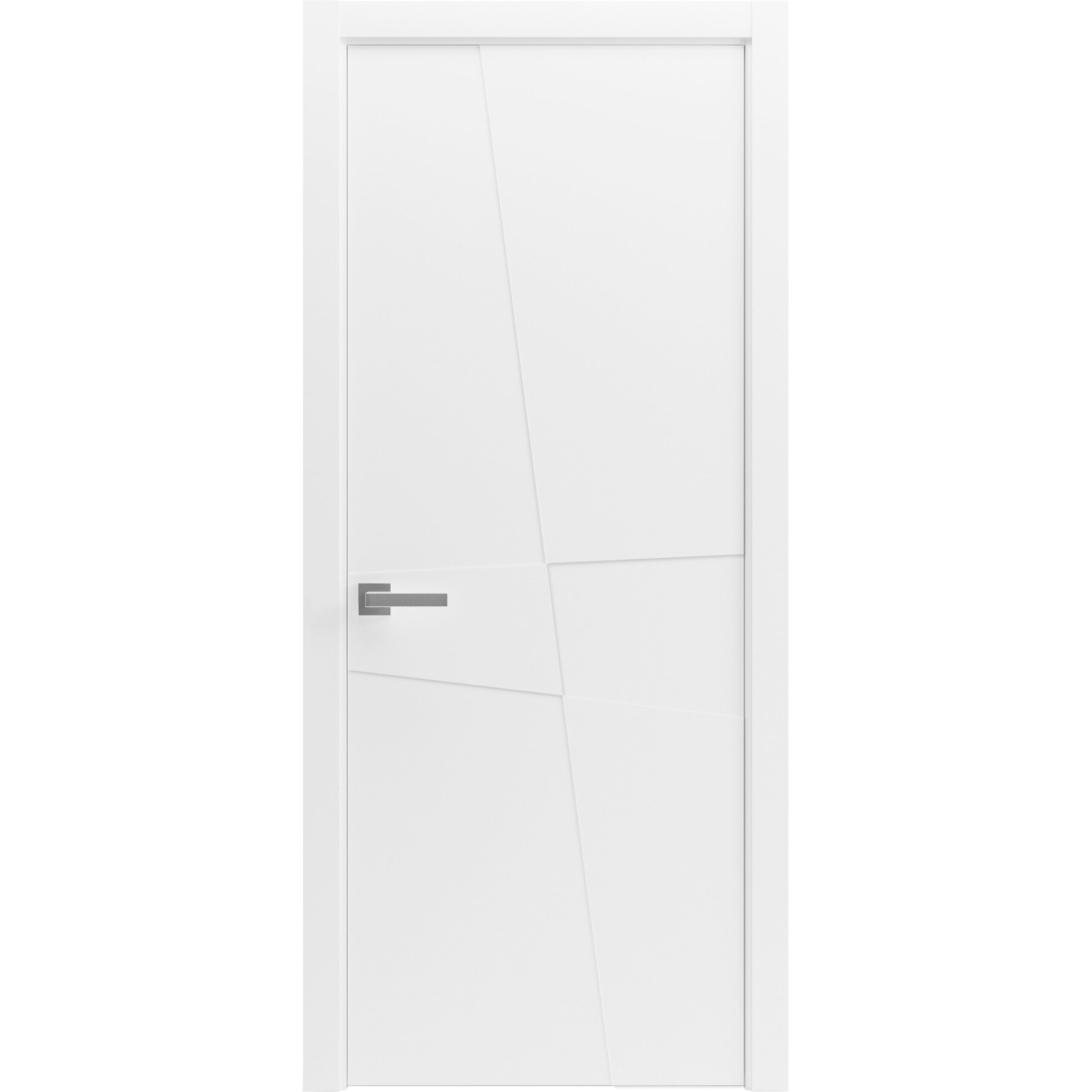 United Porte Riviera 9009 | Painted White | Barn Interior Door