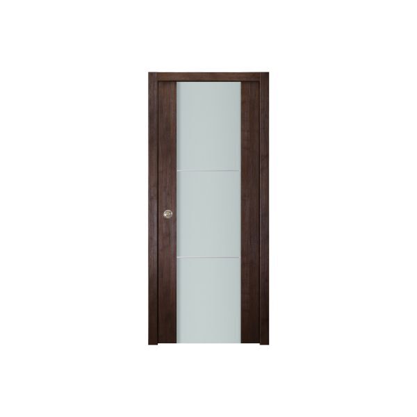 Nova Italia Vetro 3H Prestige Brown Laminate Interior Door - Image 6