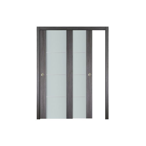 Nova Italia Vetro 3H Swiss Elm Laminate Interior Door - Image 6