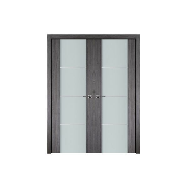 Nova Italia Vetro 3H Swiss Elm Laminate Interior Door - Image 3